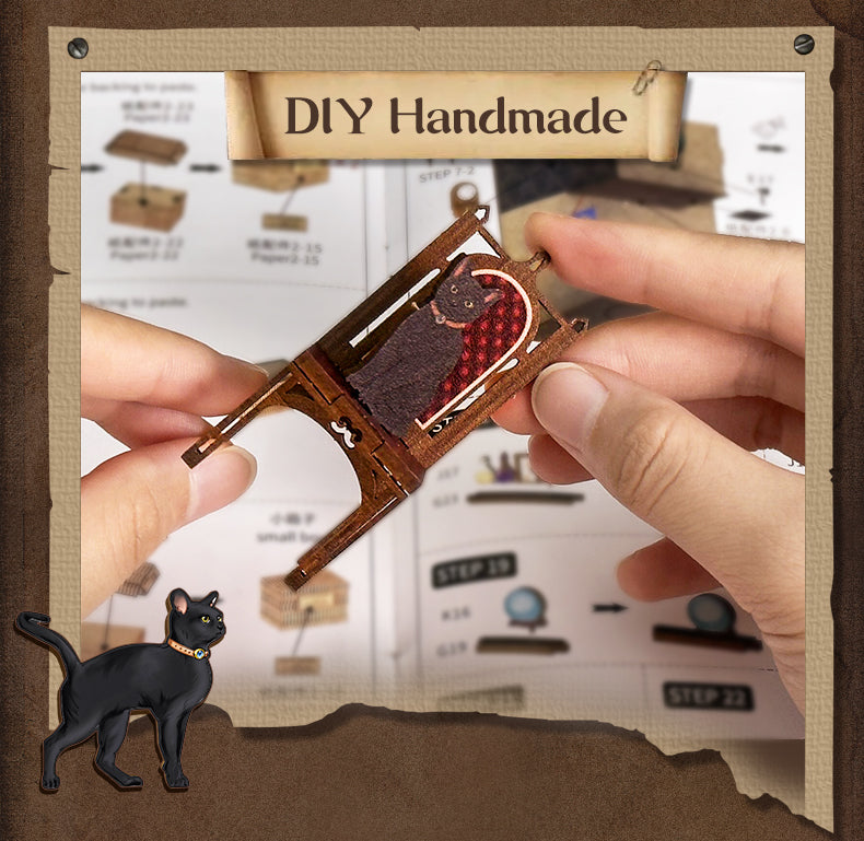 Cutebee Magic Pharmacist DIY Book Nook Kit – Miniature Dollhouse Shelf Insert
