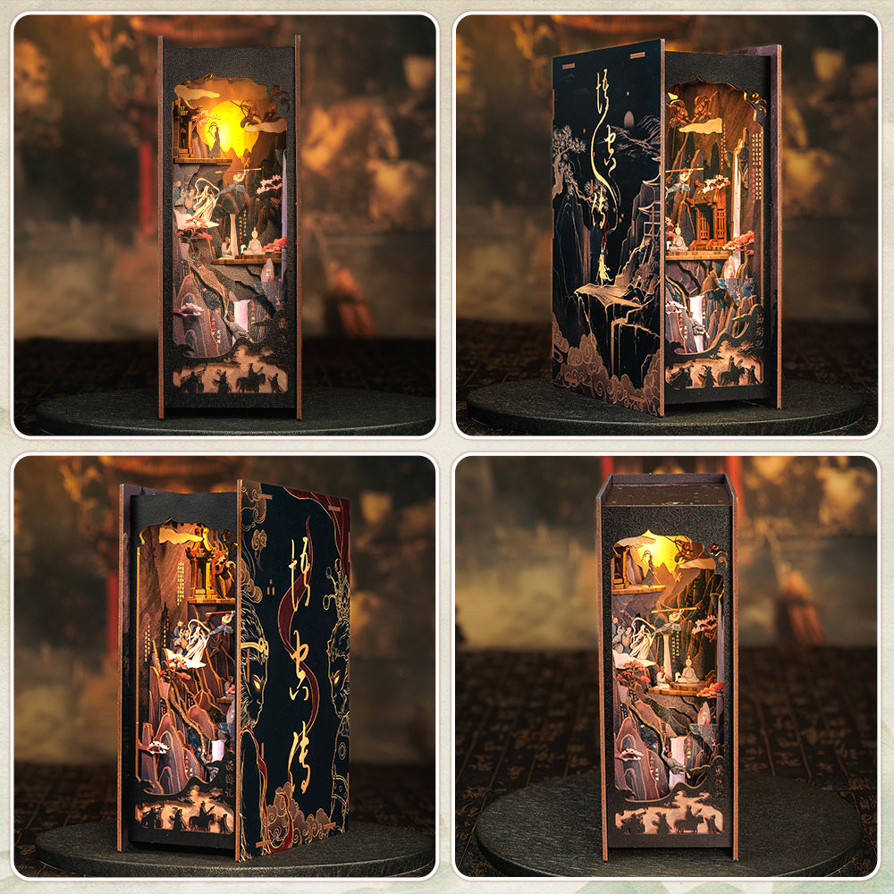 Cutebee The Legend of WUKONG DIY Book Nook Kit – Miniature Dollhouse