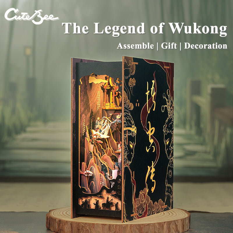 Cutebee The Legend of WUKONG DIY Book Nook Kit – Miniature Dollhouse