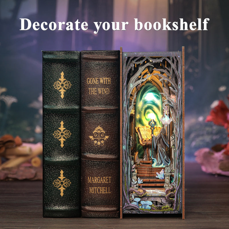 Cutebee The Gate of Wonderland DIY Book Nook Kit – Miniature Dollhouse