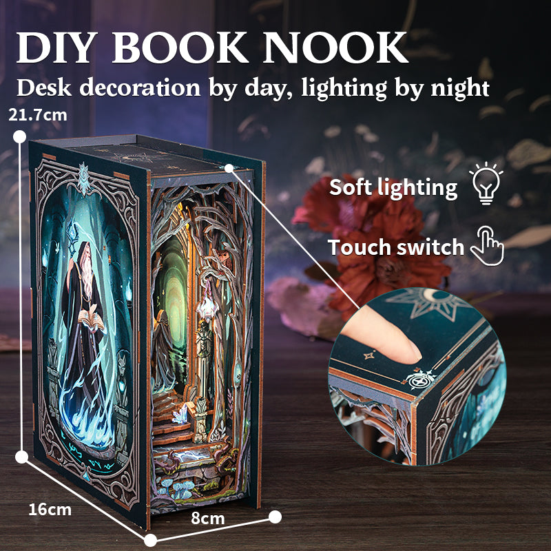 Cutebee The Gate of Wonderland DIY Book Nook Kit – Miniature Dollhouse