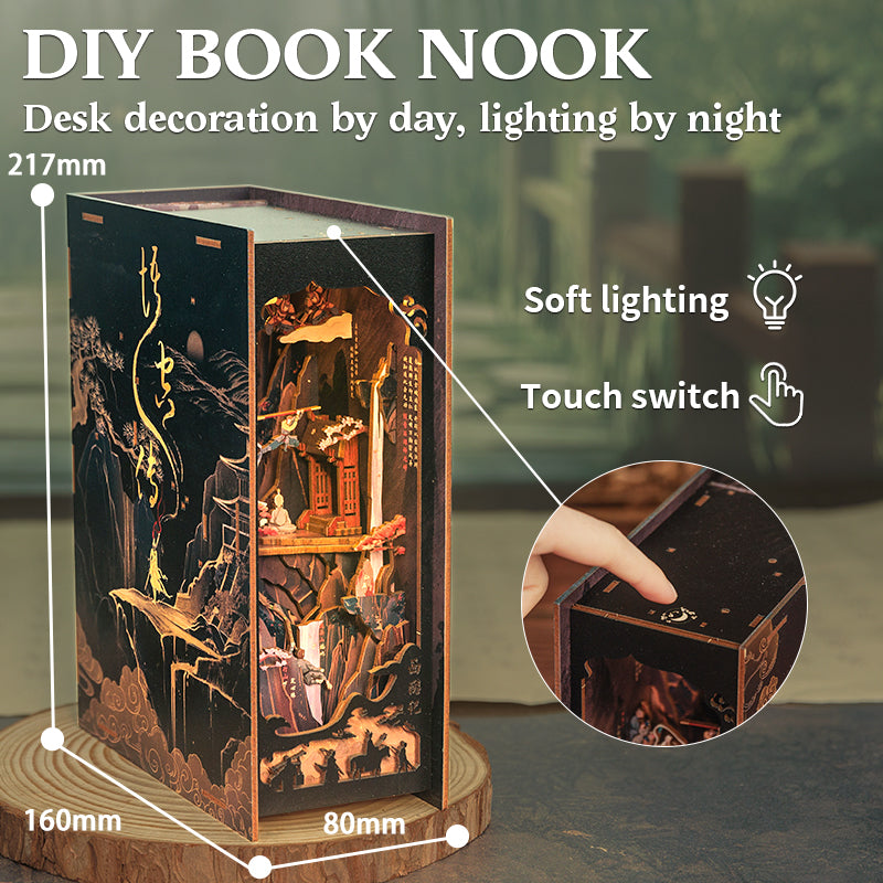 Cutebee The Legend of WUKONG DIY Book Nook Kit – Miniature Dollhouse