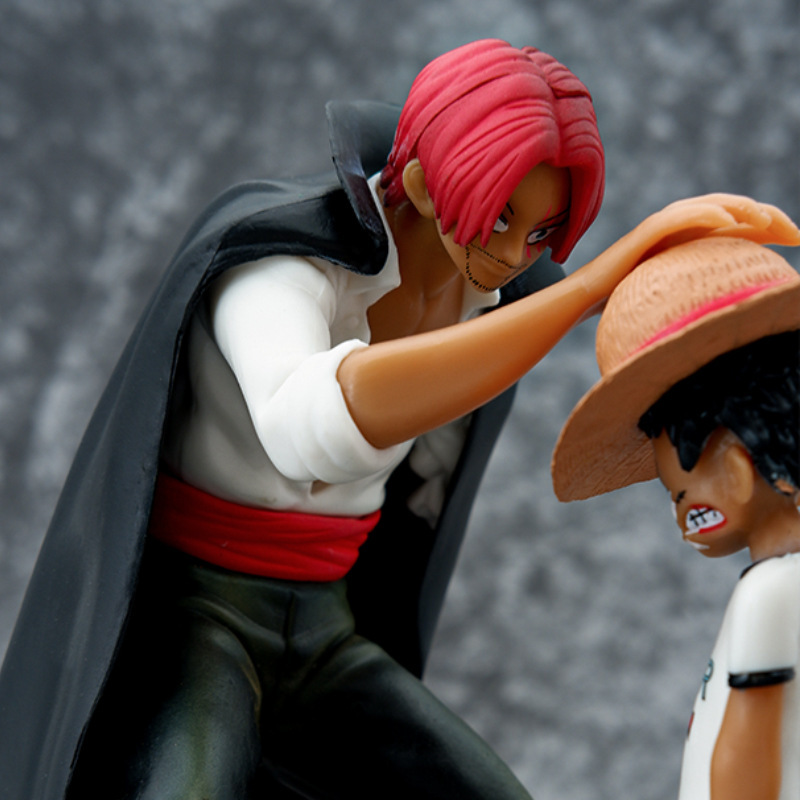 Luffy and Shanks One Piece Anime Classic Figure PVC Action Fig - Australia Stock