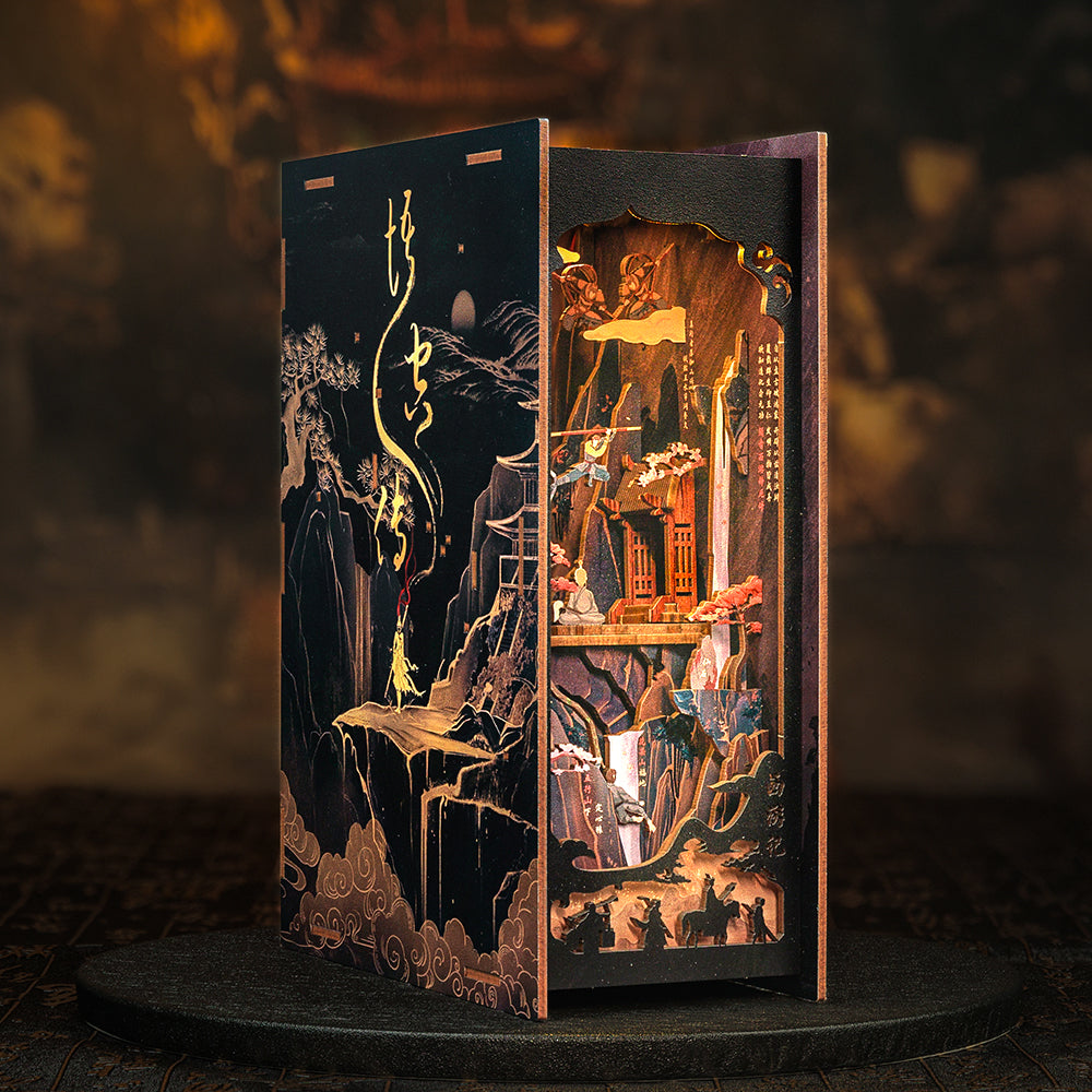 Cutebee The Legend of WUKONG DIY Book Nook Kit – Miniature Dollhouse