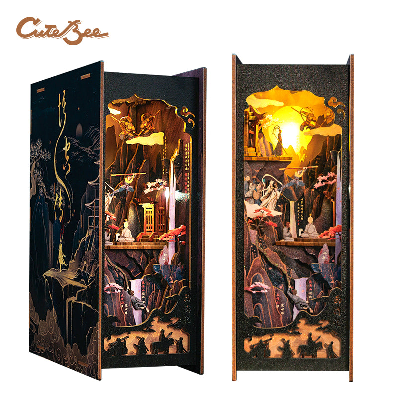 Cutebee The Legend of WUKONG DIY Book Nook Kit – Miniature Dollhouse