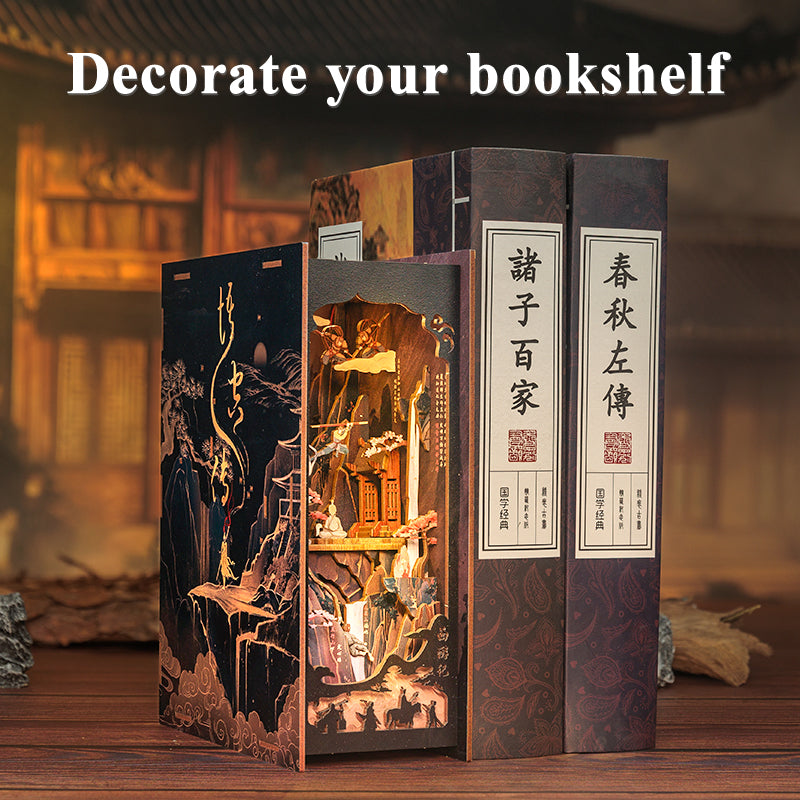 Cutebee The Legend of WUKONG DIY Book Nook Kit – Miniature Dollhouse