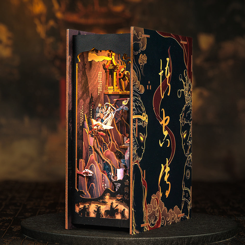 Cutebee The Legend of WUKONG DIY Book Nook Kit – Miniature Dollhouse