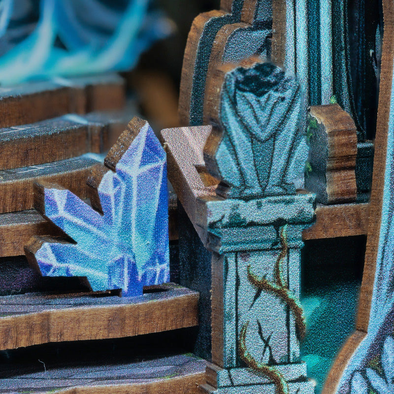 Cutebee The Gate of Wonderland DIY Book Nook Kit – Miniature Dollhouse