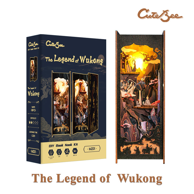Cutebee The Legend of WUKONG DIY Book Nook Kit – Miniature Dollhouse