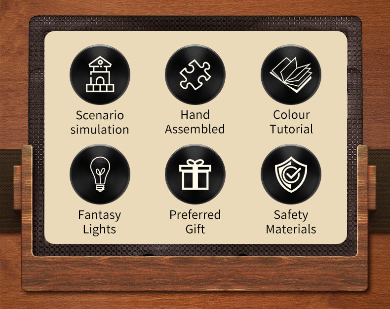 Cutebee The Secret Rhythm DIY Book Nook Kit – Miniature Dollhouse Shelf Insert
