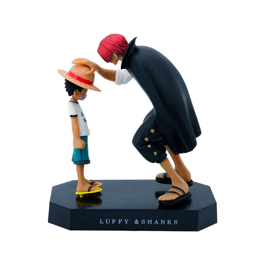 Luffy and Shanks One Piece Anime Classic Figure PVC Action Fig - Australia Stock