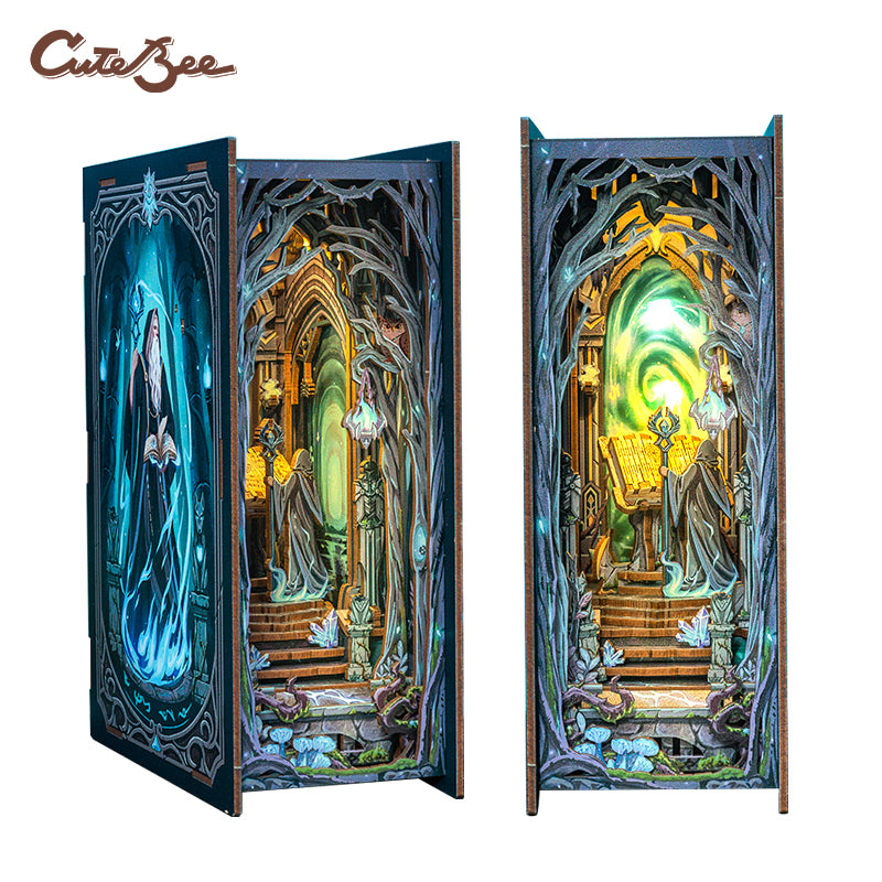 Cutebee The Gate of Wonderland DIY Book Nook Kit – Miniature Dollhouse