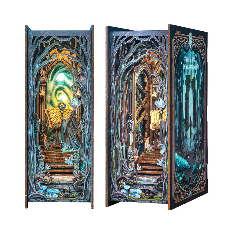 Cutebee The Gate of Wonderland DIY Book Nook Kit – Miniature Dollhouse