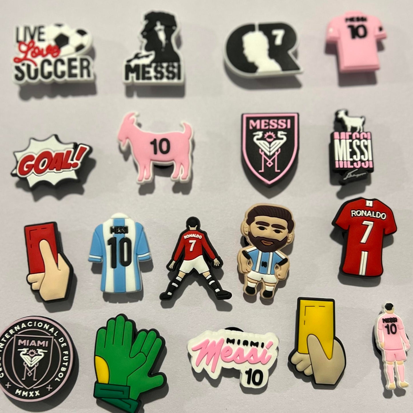 Favorite Football/Soccer Heroes Charms for Crocs - Australia Stock