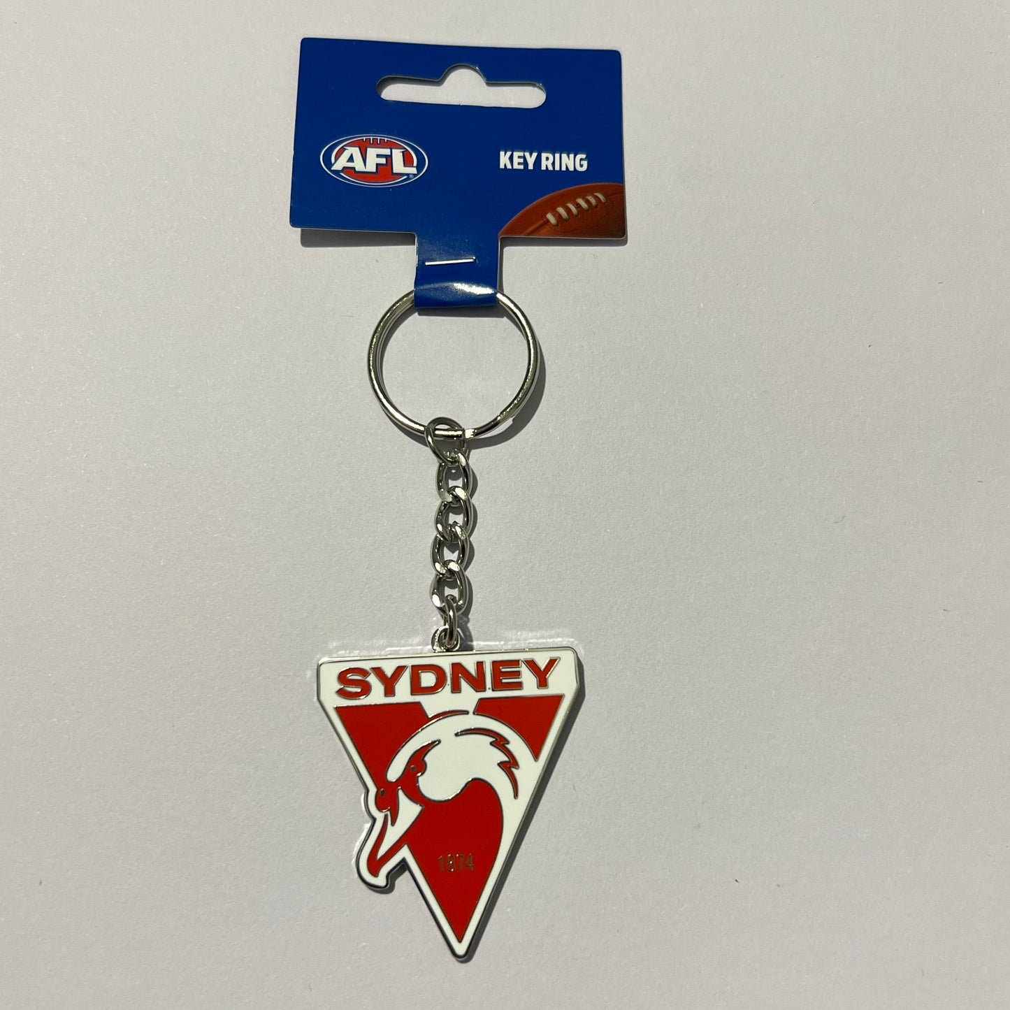 AFL Teams Logo Merchandise Metal Keychain Official AFL Licensed Merchandise