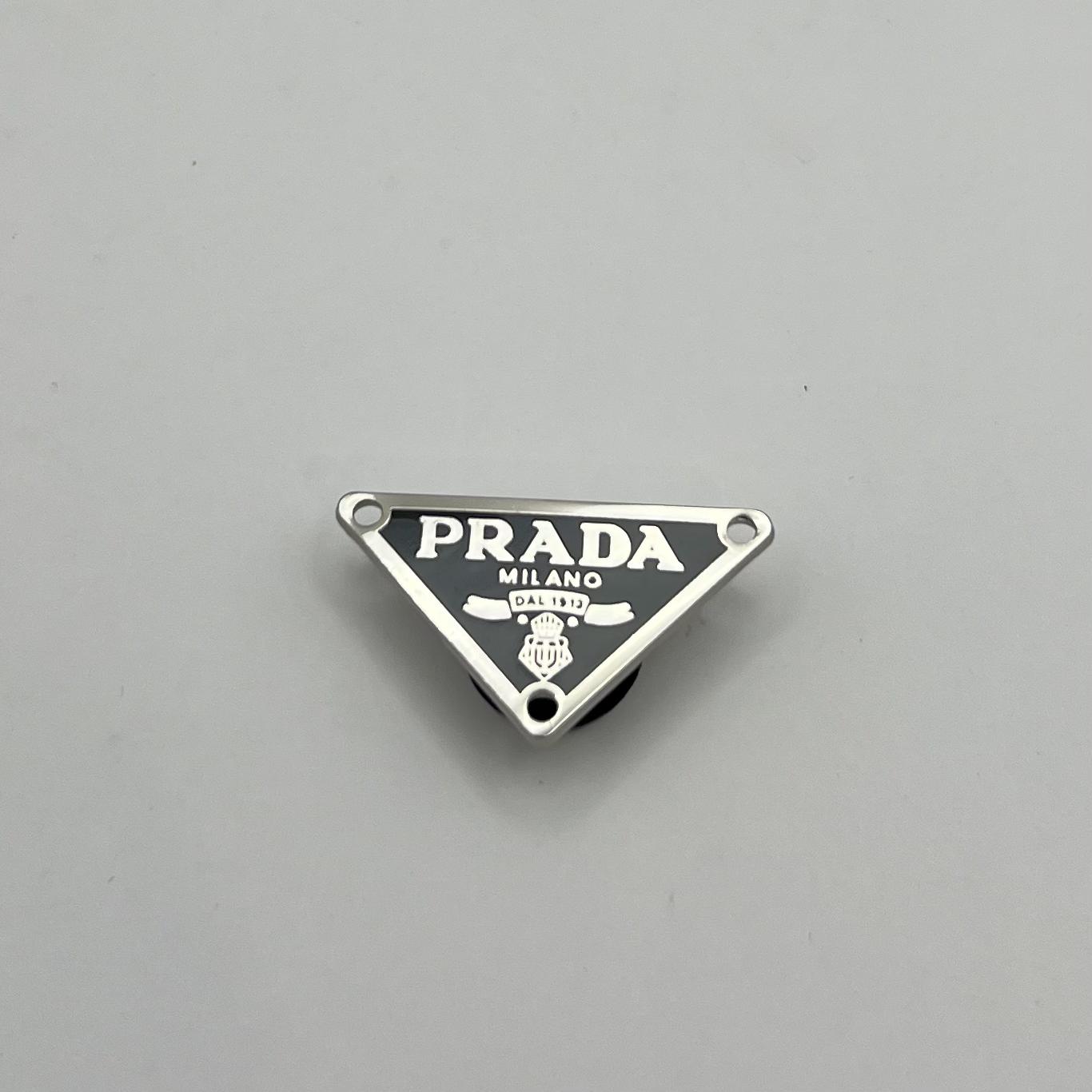 Favorite PRADA Metal Shoe Charms for Crocs - Australia Stock