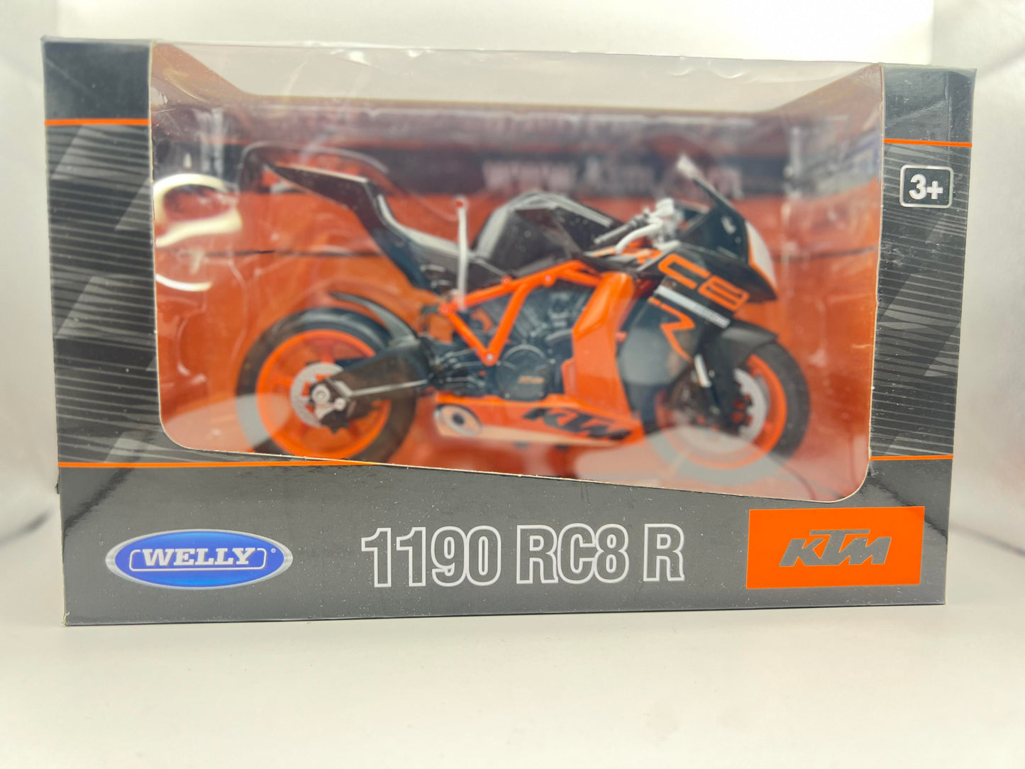 WELLY 1:10 KTM 1190 RC8 R Scooter Bike Diecast Motorcycle - Australia Stock