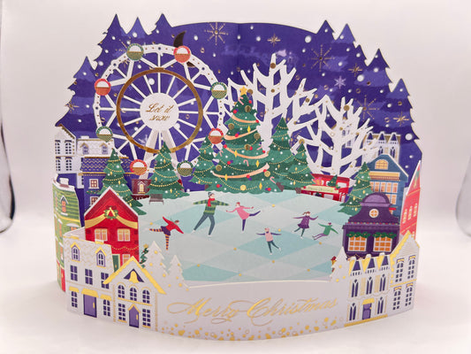 3D Pop Up Laser Cut Christmas Greeting Cards - Australia Stock