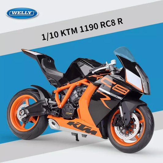 WELLY 1:10 KTM 1190 RC8 R Scooter Bike Diecast Motorcycle - Australia Stock