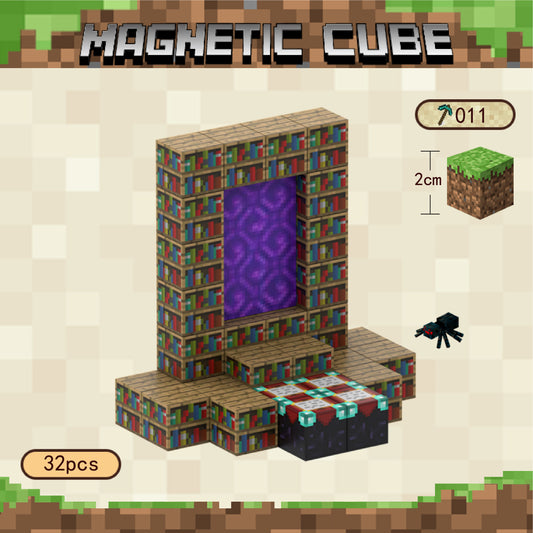 32 Magnetic Building Blocks 1 Characters - "Australia Stock"