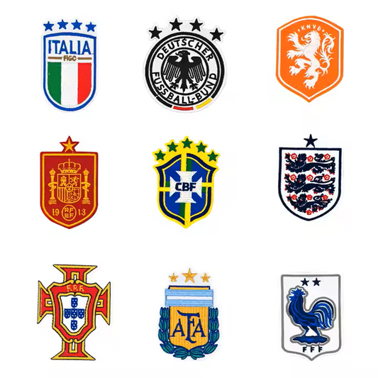 Soccer Team LOGO self-adhesive Embroidery iron-on patch- Australia Stock